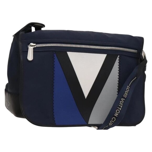 LOUIS VUITTON LV cup Artimon Shoulder Bag Canvas Navy M80705 LV Auth
